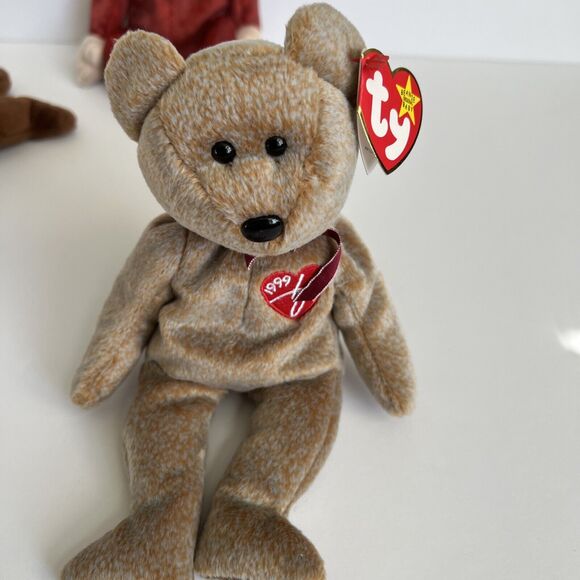 Ty Beanie Babies Lot Of 3 Schweetheart Chocolate Signature Bear All 1999 W Tags - Picture 4 of 10